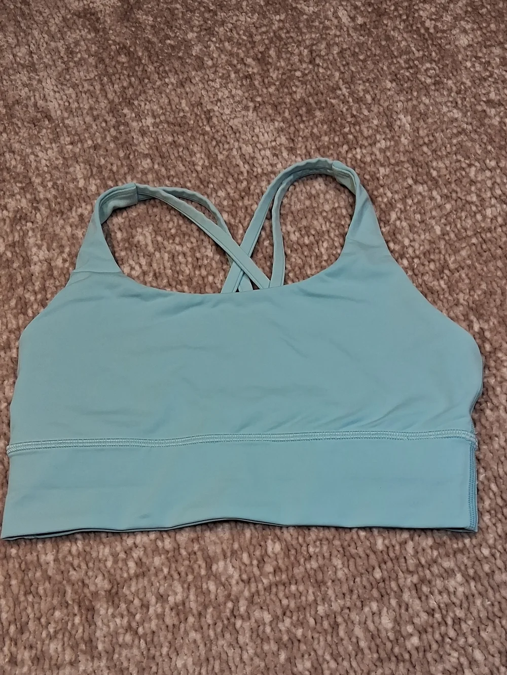 lululemon athletica Teal Cross-Back Sports Bra